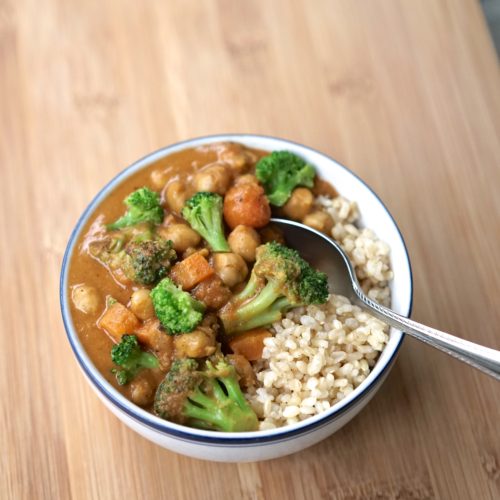 Coconut Chickpea Curry with Vegetables | Living Healthy in Seattle