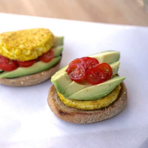 Open-Faced Vegan Breakfast Sandwich | Living Healthy in Seattle