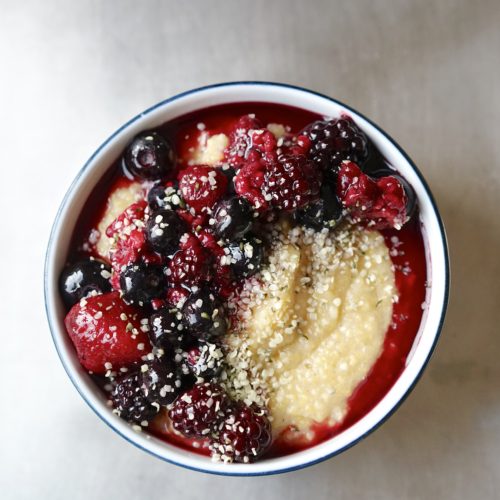 Breakfast Polenta Porridge | Living Healthy in Seattle