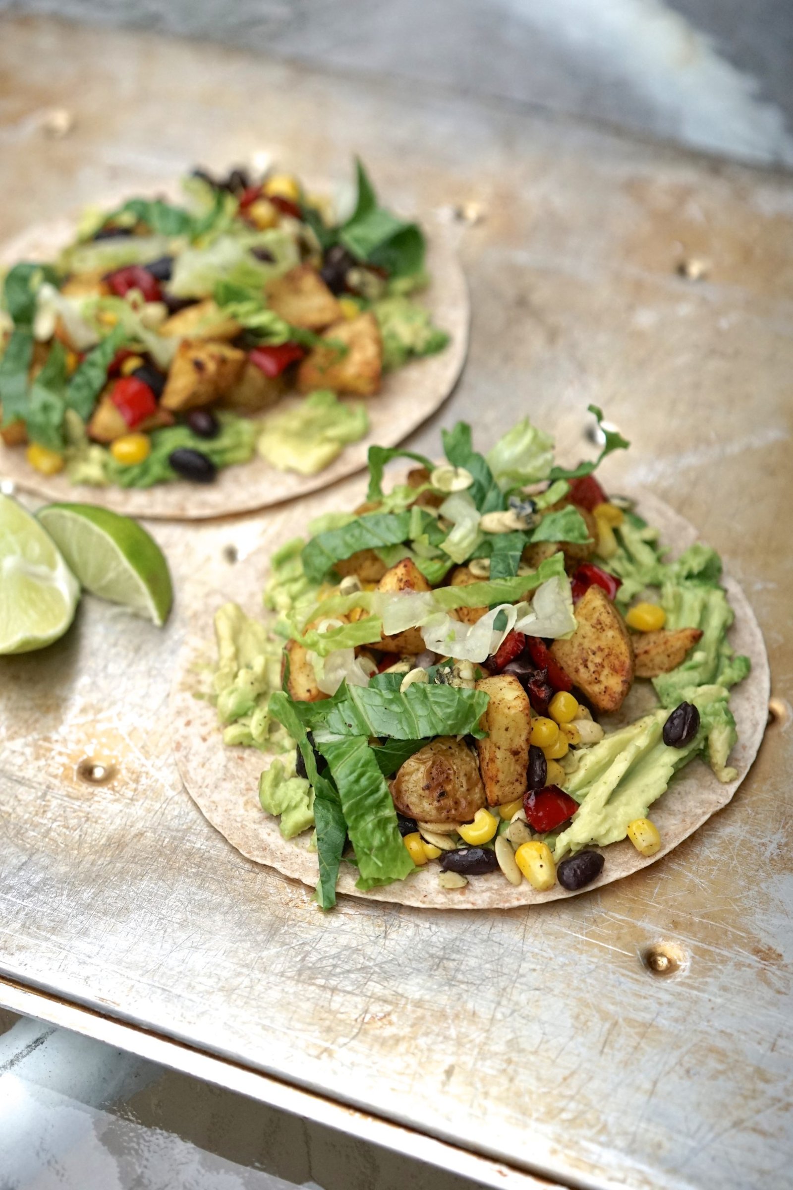 Vegan Roasted Potato Tacos | Living Healthy in Seattle