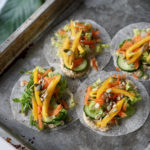 Jicama Wrap Tacos with Hummus & Veggies | Living Healthy in Seattle