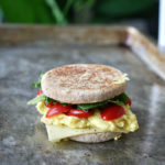 Eggs & Cheese Vegan Breakfast Sandwich | Living Healthy in Seattle