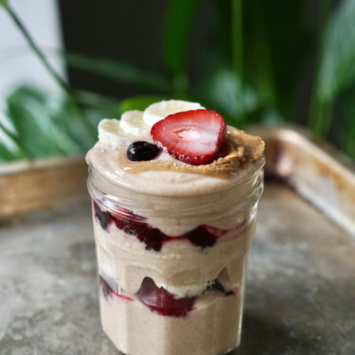 Vegan PB&J Yogurt Parfait | Living Healthy in Seattle