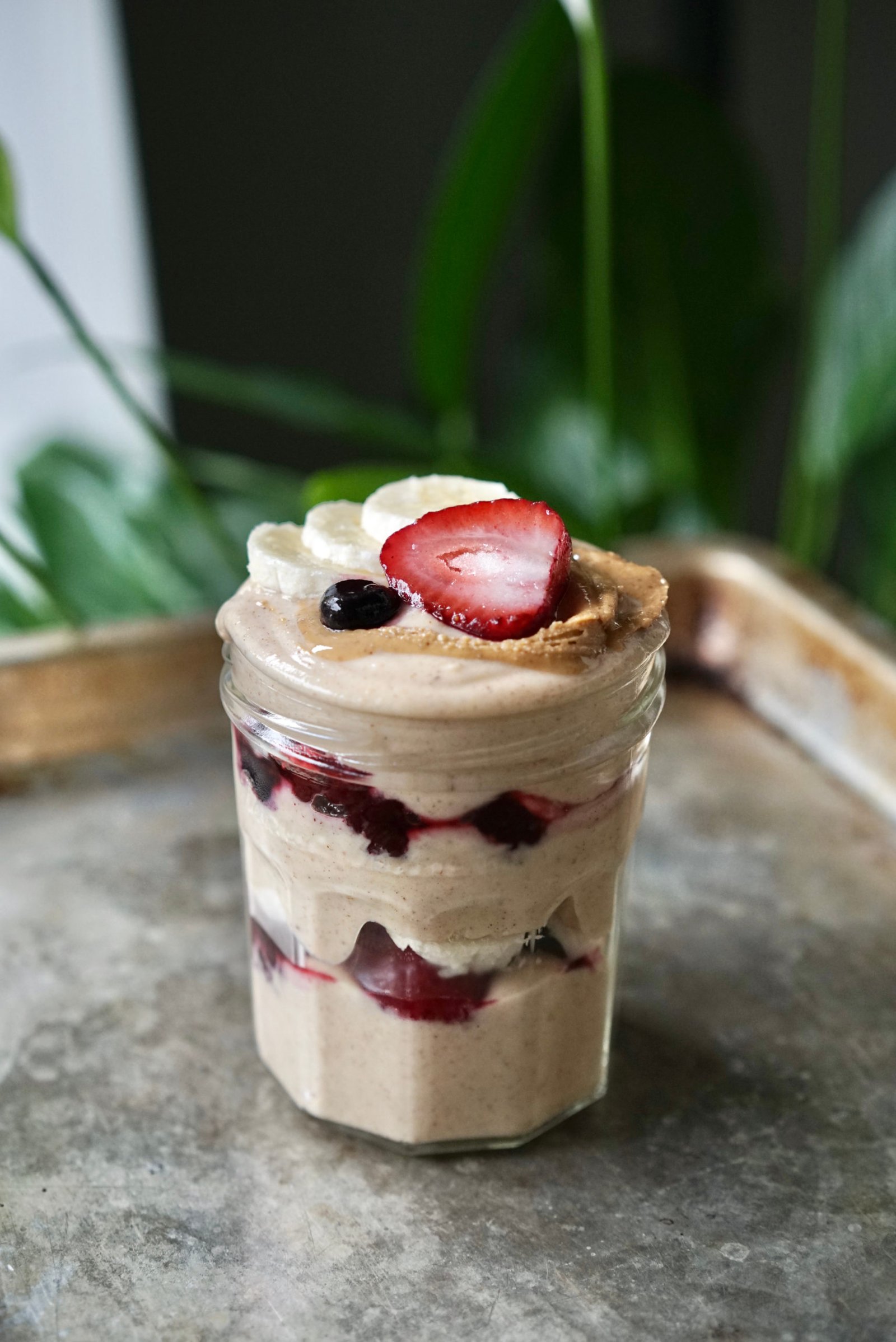 Vegan PB&J Yogurt Parfait | Living Healthy in Seattle