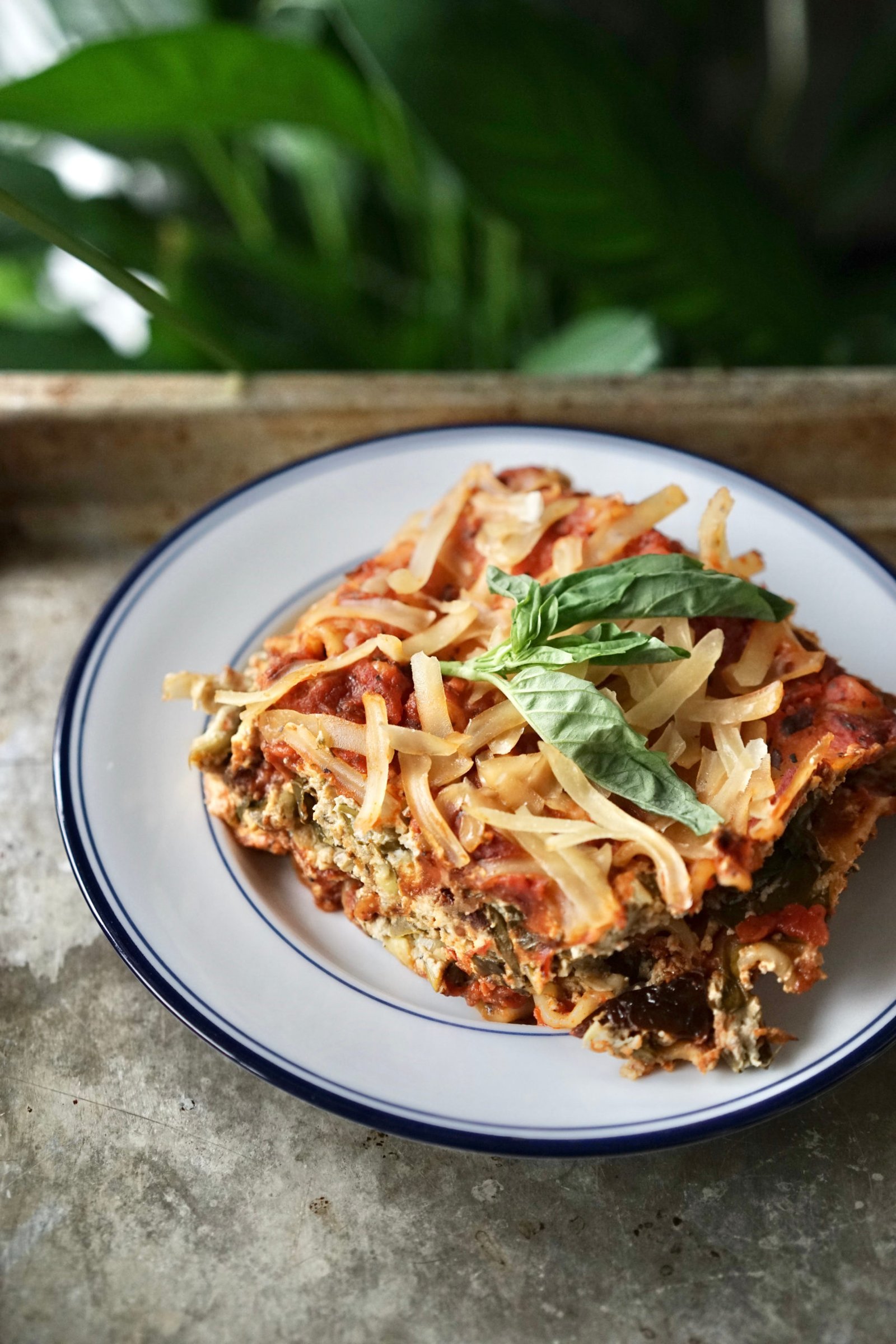 Vegan Spinach Artichoke Lasagna for Two | Living Healthy in Seattle