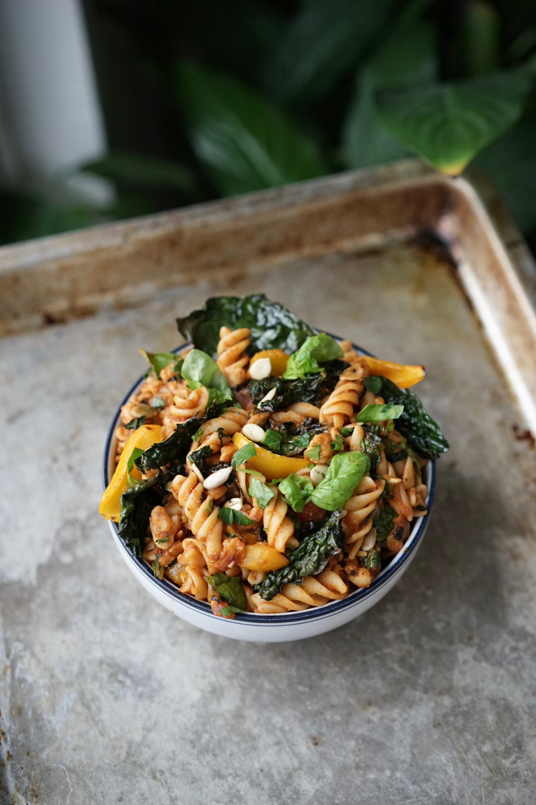 Vegan Protein Pasta Bowl | Living Healthy in Seattle