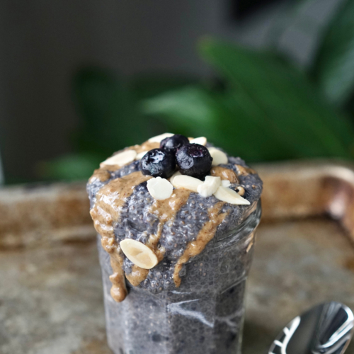 Blueberry Earl Grey Chia Pudding | Living Healthy in Seattle