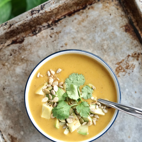 Spiced Ginger Carrot Potato Soup | Living Healthy in Seattle