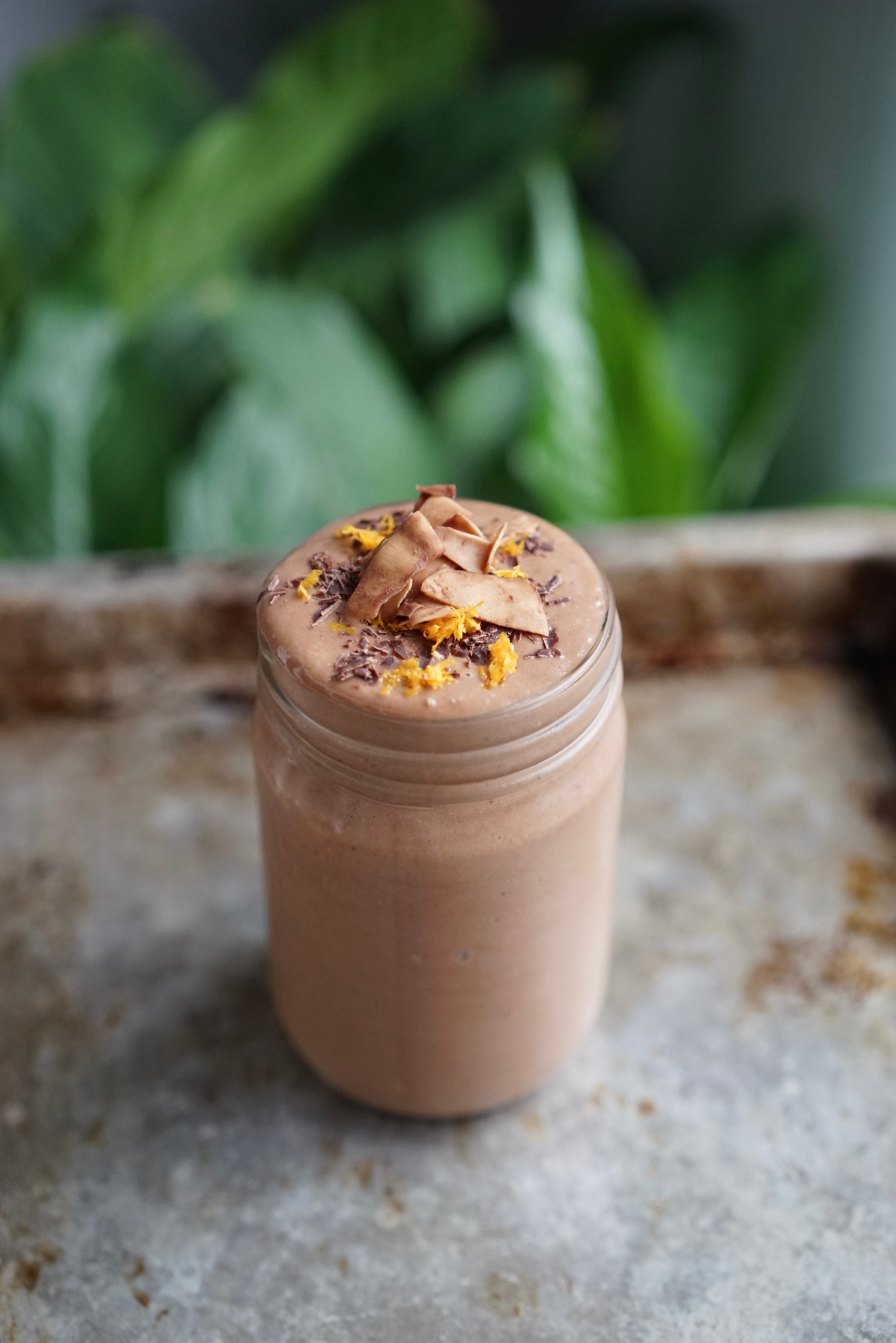 Vegan Dark Chocolate Orange Smoothie | Living Healthy in Seattle