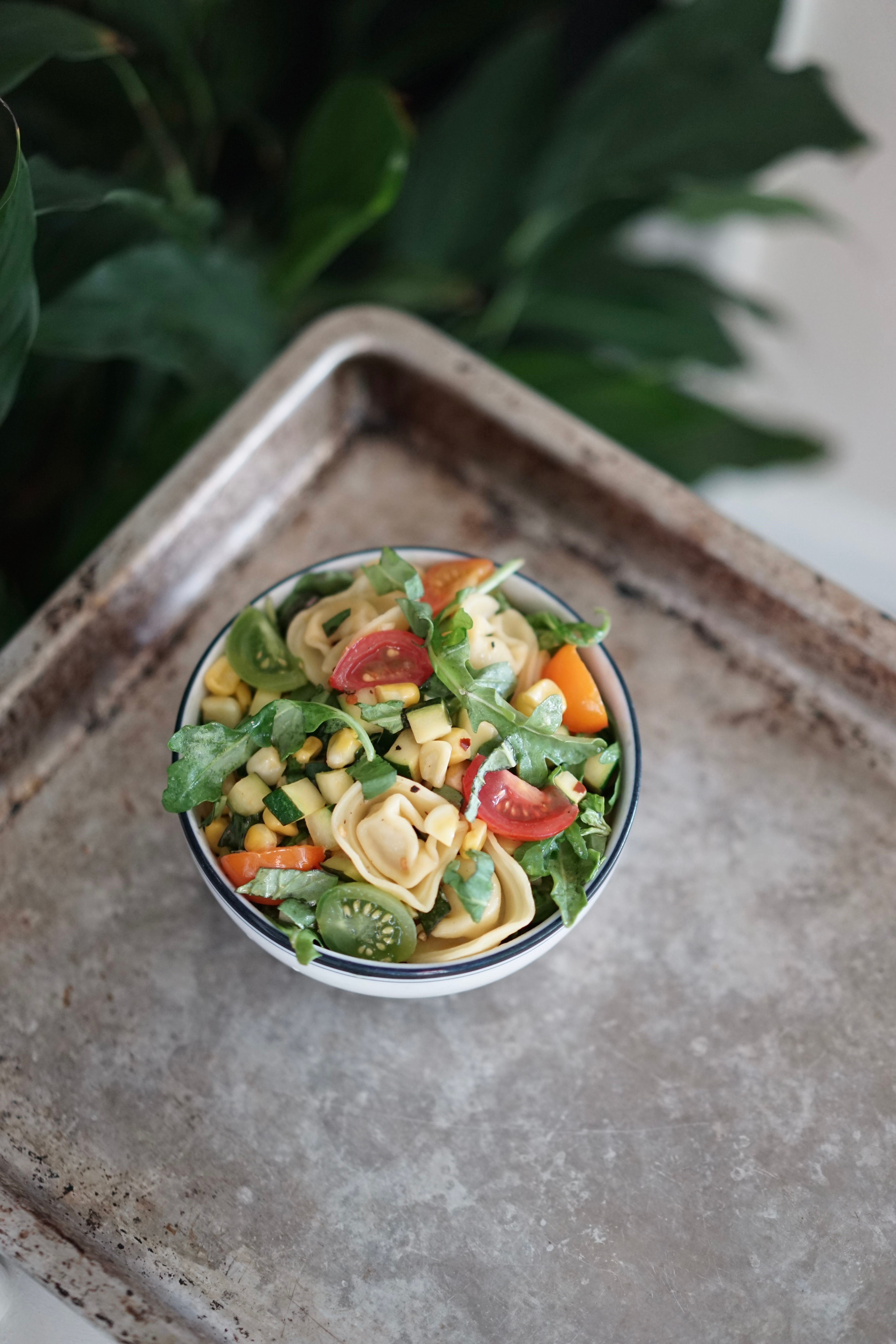 Vegan Tortellini Pasta Salad