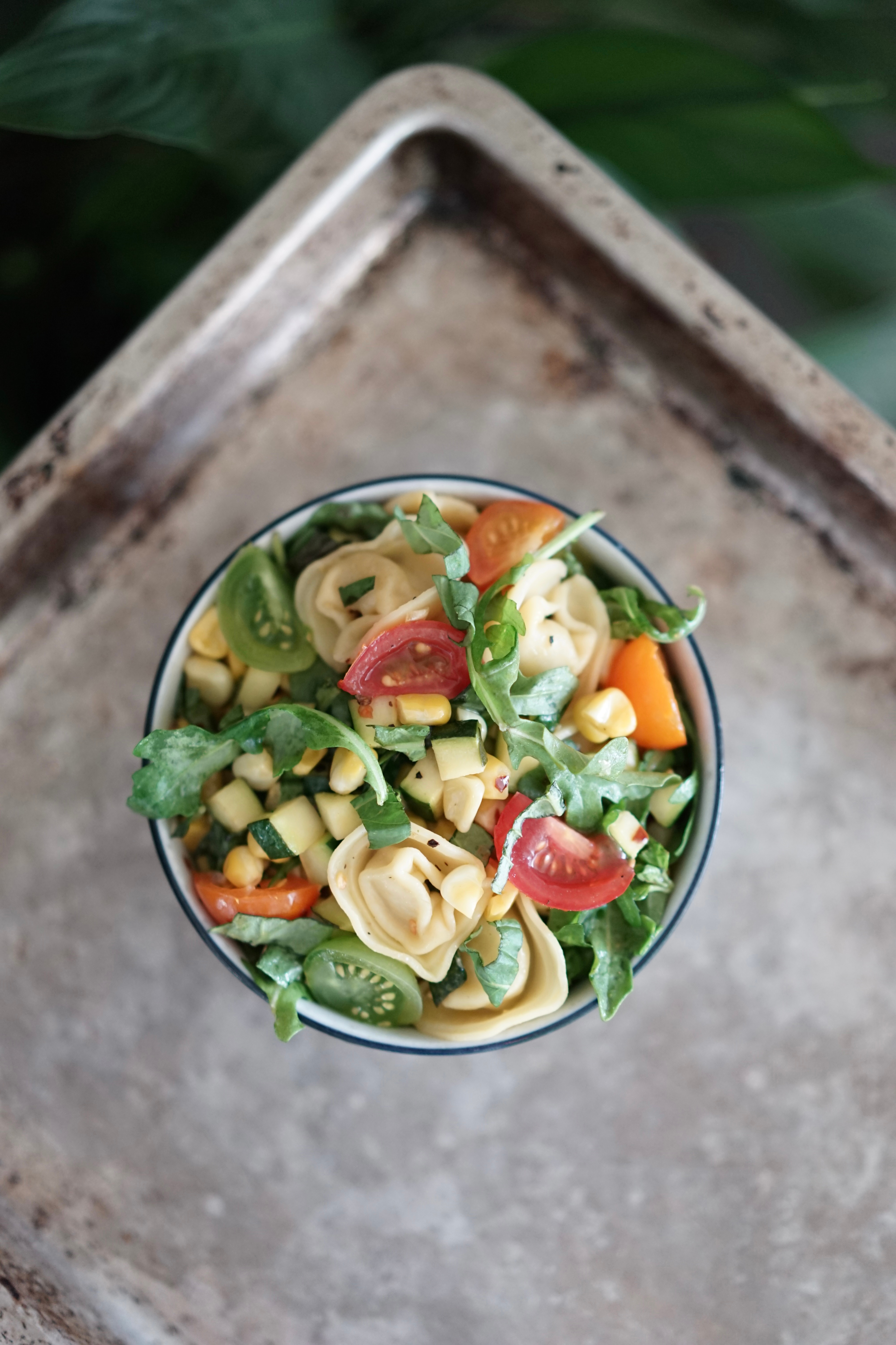 Vegan Tortellini Pasta Salad