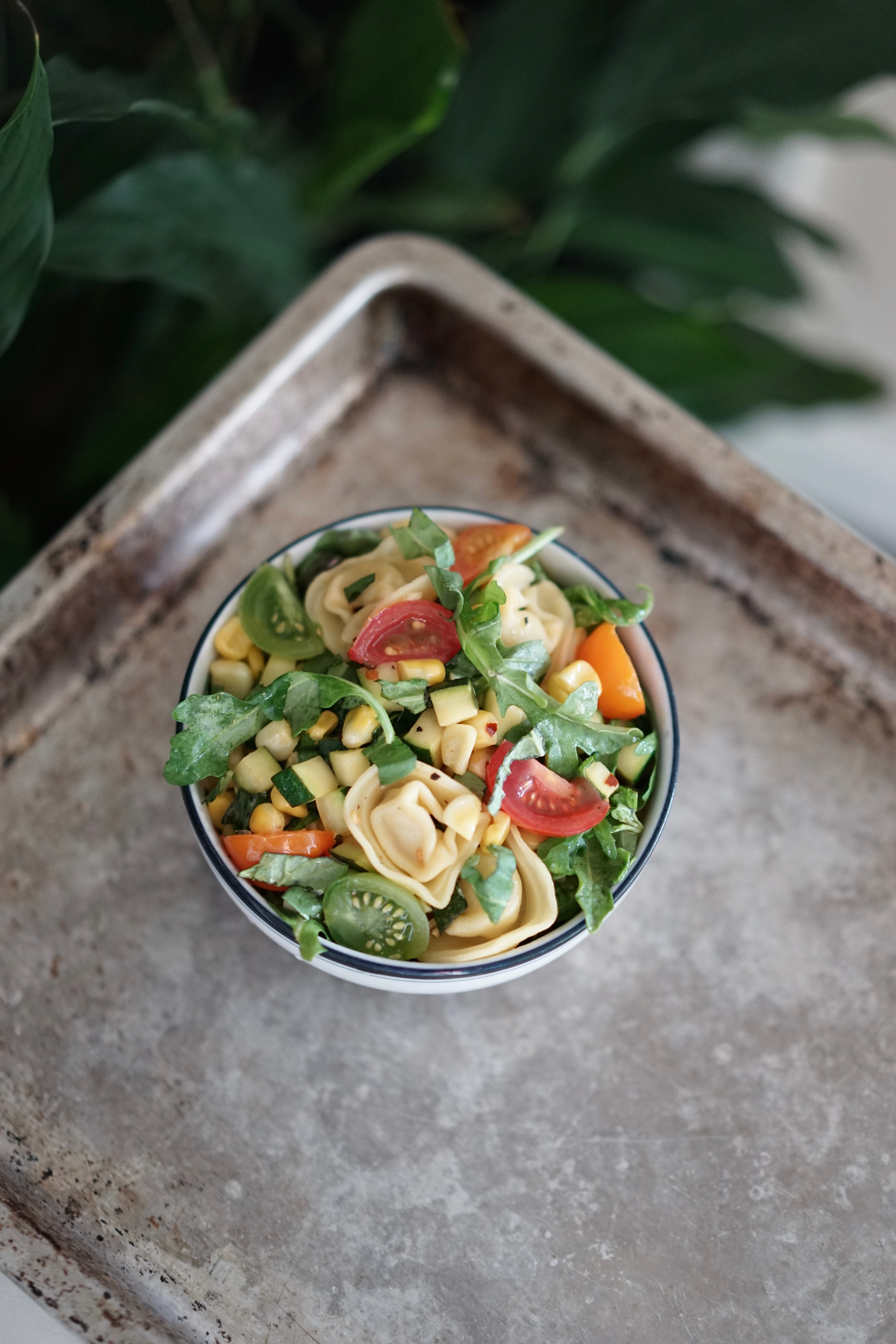 Vegan Tortellini Pasta Salad