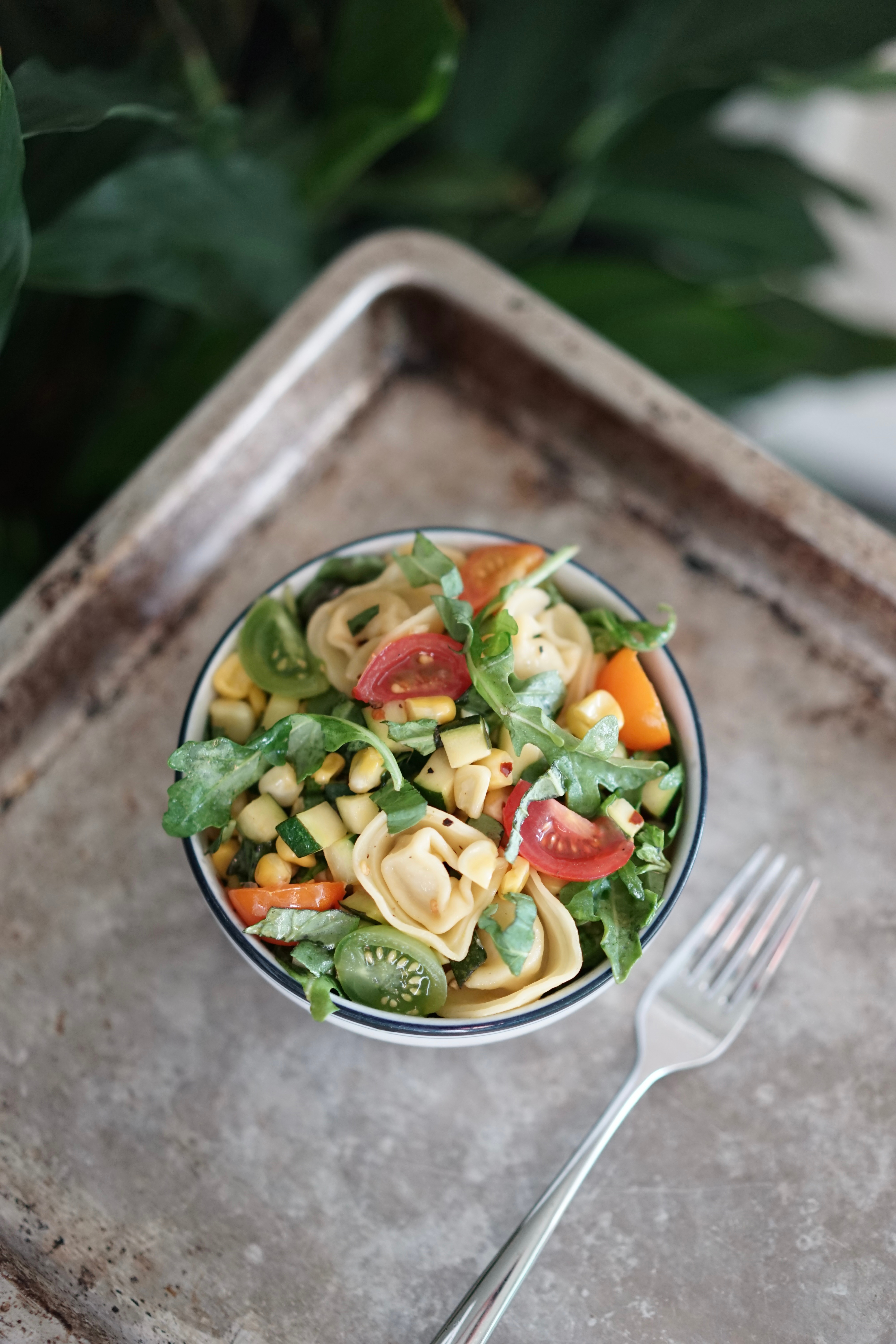 Vegan Tortellini Pasta Salad