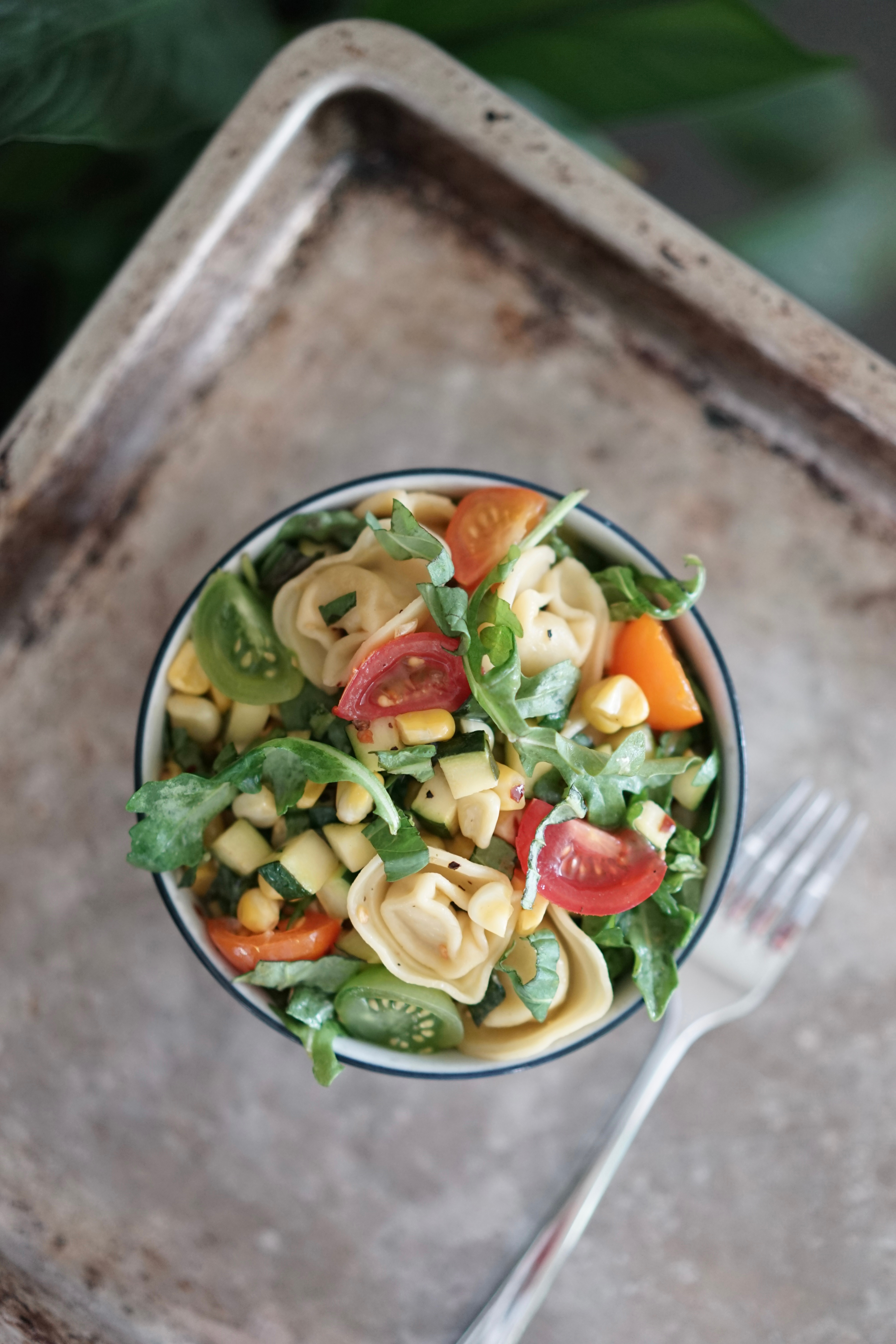 Vegan Tortellini Pasta Salad