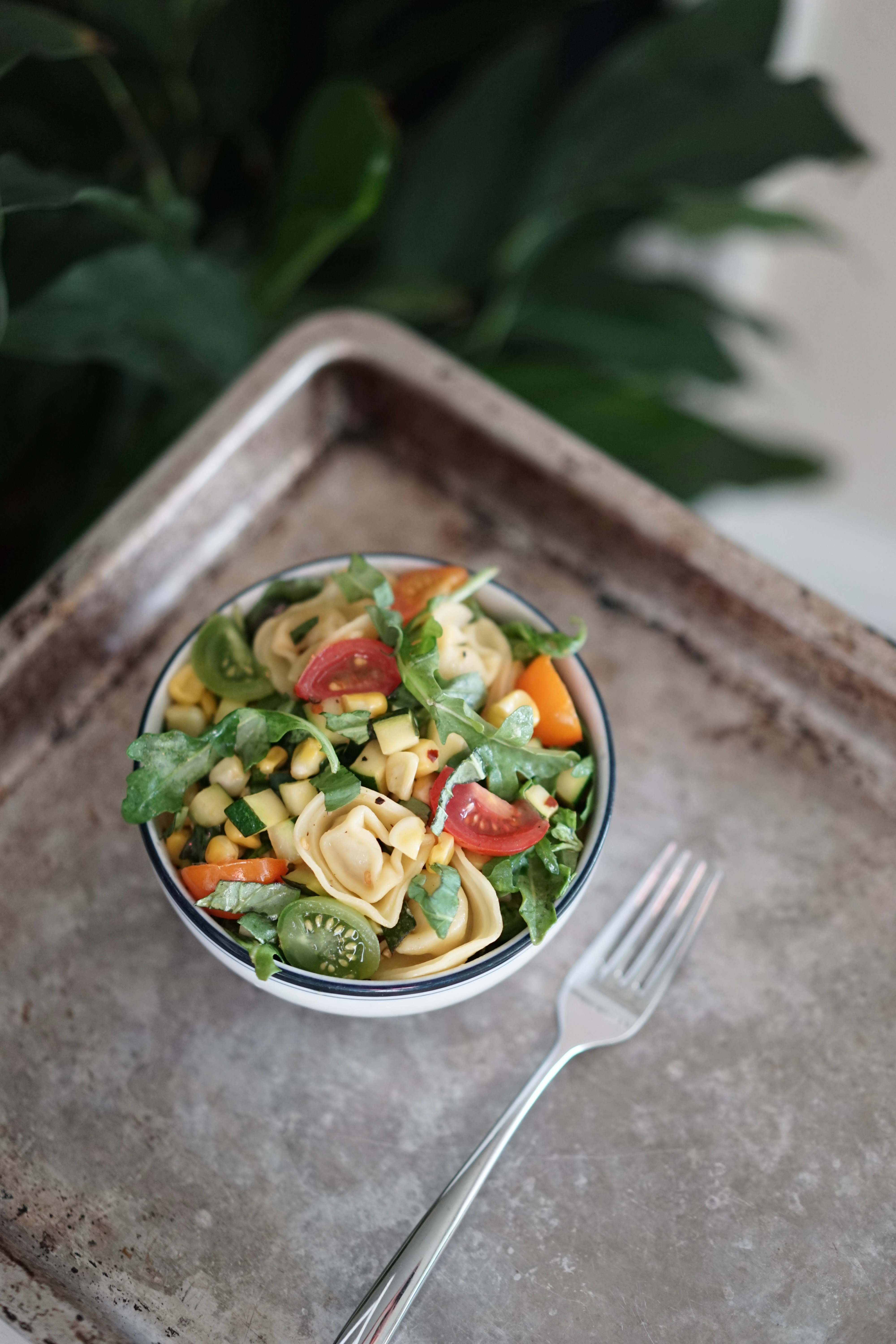 Vegan Tortellini Pasta Salad