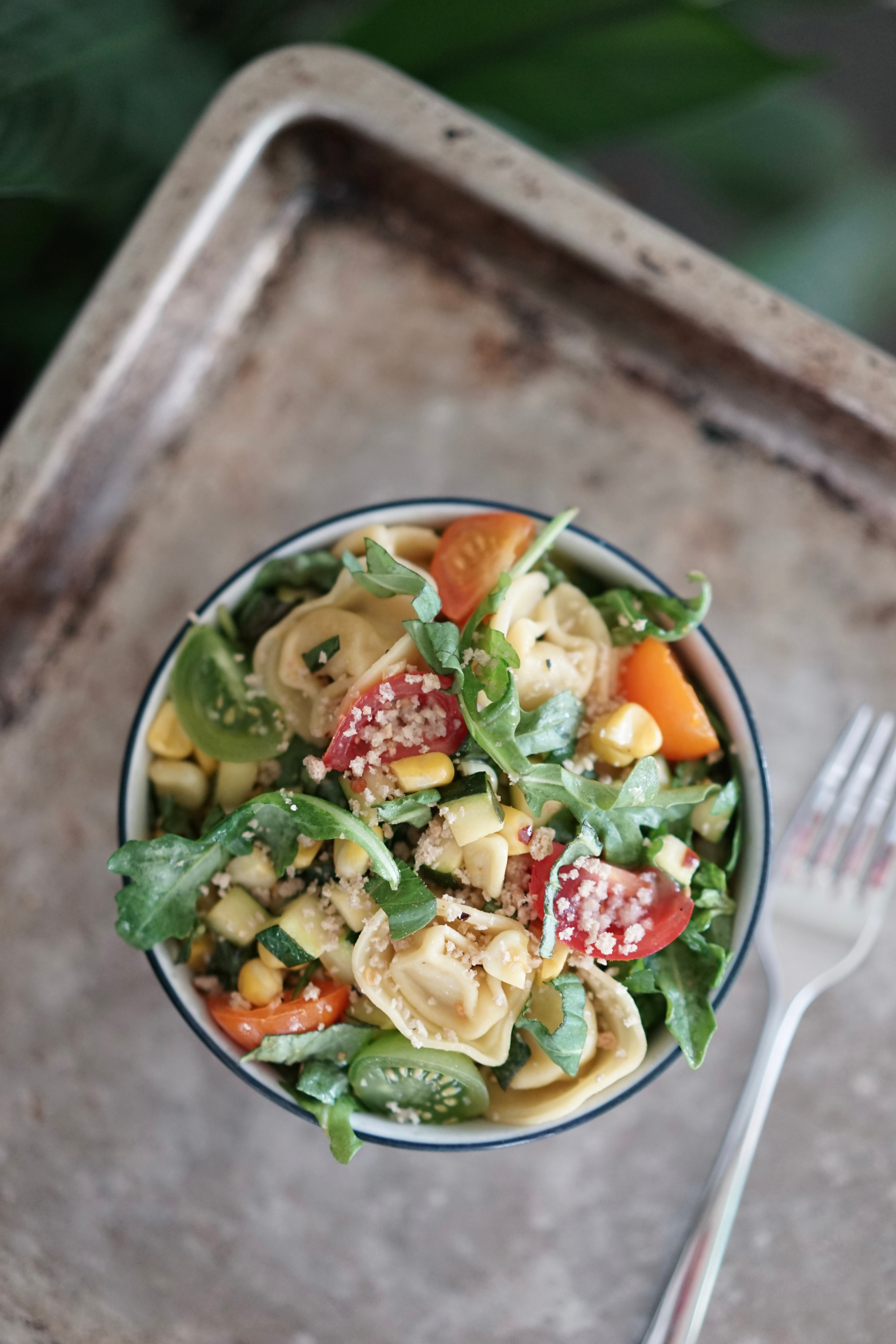 Vegan Tortellini Pasta Salad