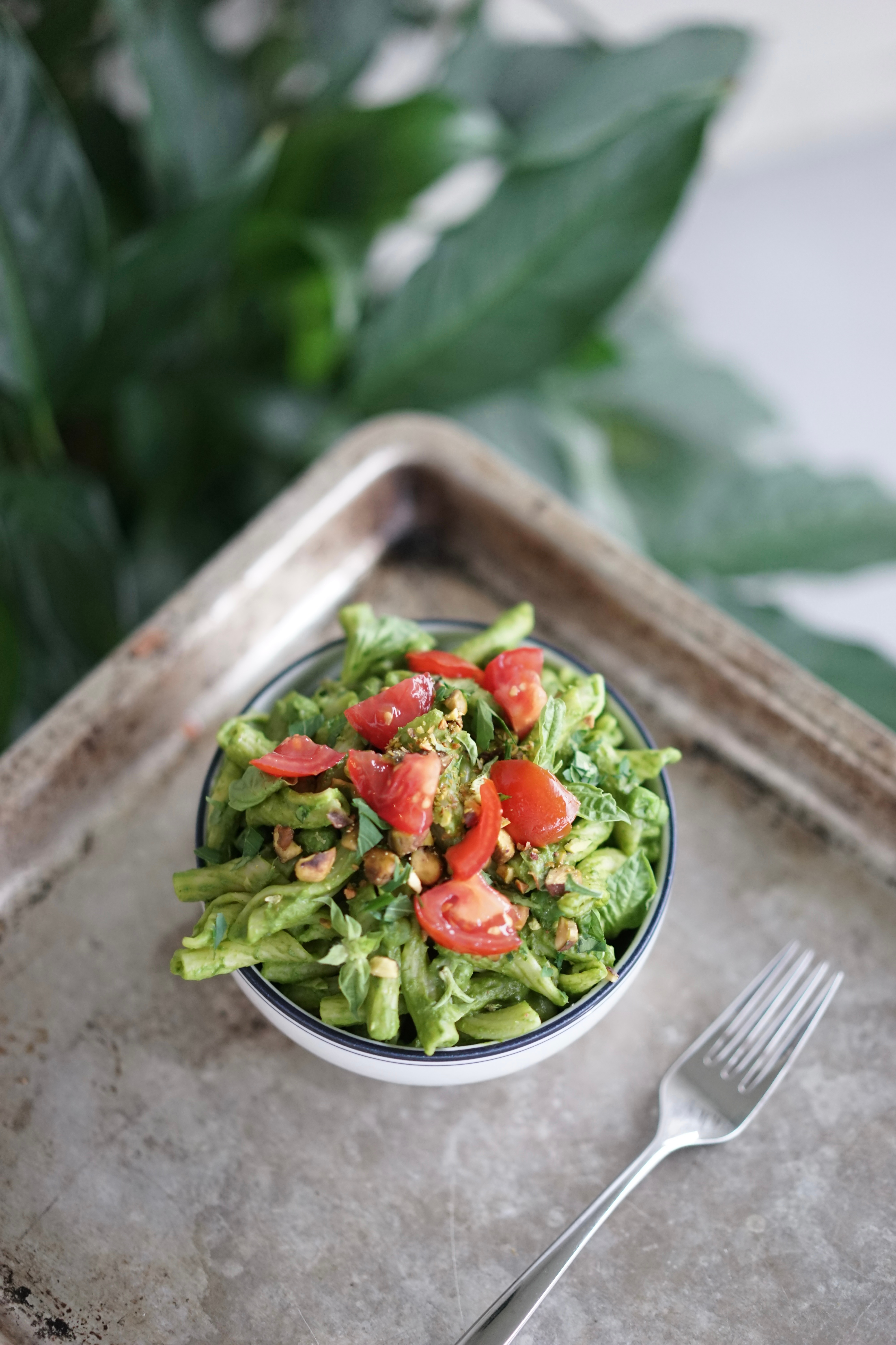 Pasta with Creamy Green Sauce | Living Healthy in Seattle