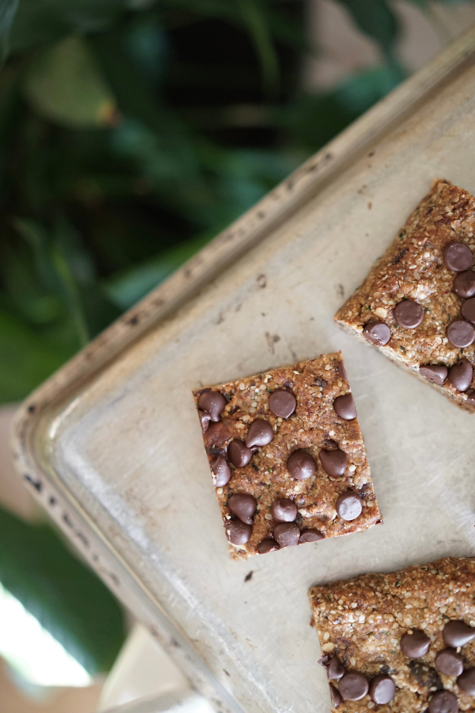 Chocolate Chip Tahini Power Bars | Living Healthy in Seattle